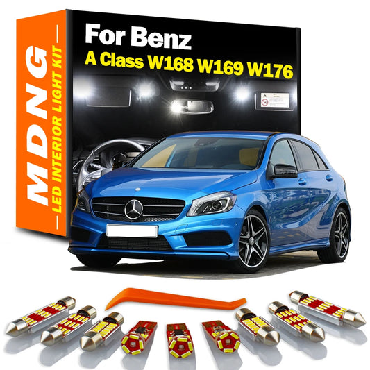 Interior LED Reading Light Kit For Mercedes Benz MB A Class W168 W169 W176 A160 A170 A180 A200 A220 A250 A45 Car Indoor Bulbs