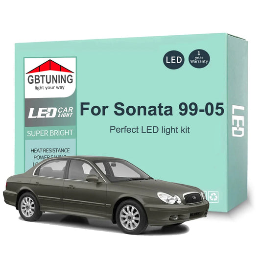 13Pcs Canbus LED Interior Light Bulb Kit For Hyundai Sonata EF MK4 4 IV 1999 2000 2001 2002 2003 2004 2005 Vehicle Indoor Lamp