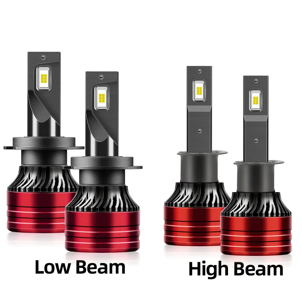 2/2/4Pcs LED Headlights H1 H7 30000LM Extremely High Power 6000K For Renault Megane 2002 2003 2004 2005 2006 2007 2008 2009