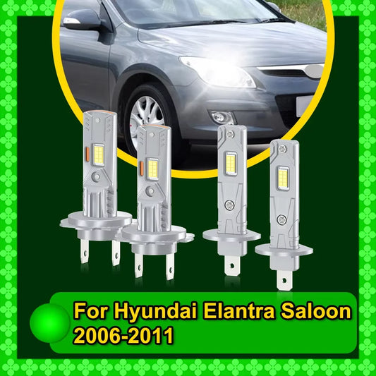 2/4x High Low Beam Headlight Bulbs 6000K 30000LM For Hyundai Elantra Saloon 2006 2007 2008 2009 2010 2011 Auto Accessories 12V