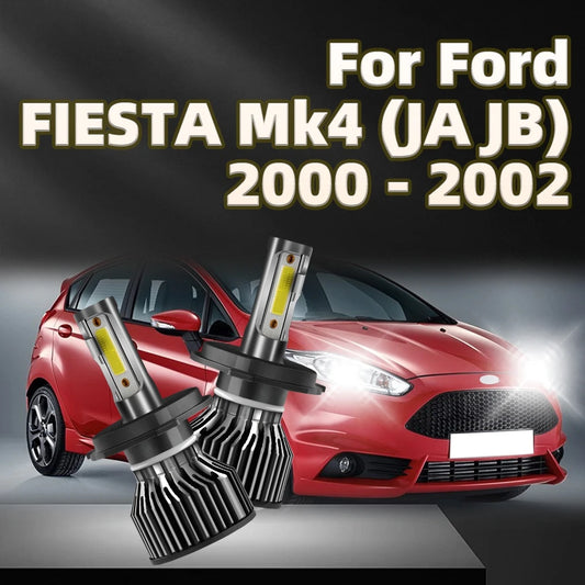 Led Headlights Mini 30000LM 6000K Car Light Bulb High Low Beam Auto Lamp 12V For Ford FIESTA Mk4 (JA JB) 2000 2001 2002