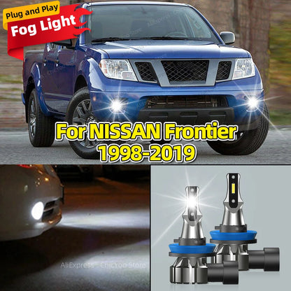 6000K LED Front Fog Lamp Car Light Bulb For NISSAN Frontier 1998-2010 2011 2012 2013 2014 2015 2016 2019 with CSP CHip 20000LM