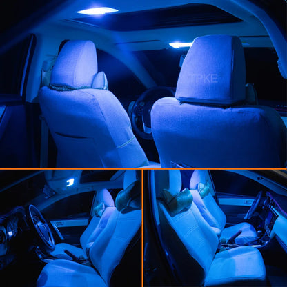 10Pc LED Interior Dome Trunk Light Ceiling Bulb Kit For VW Volkswagen T-Roc Troc 2017 2018 2019 2020 2021 2022 2023 Accessories