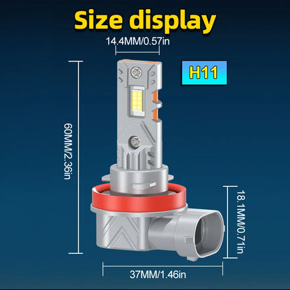 2/4Pcs LED Headlight Bulbs Canbus Lamps 6000K 800% Brighter For Peugeot 4007 SUV 2006 2007 2008 2009 2010 2011 2012 Plug Play