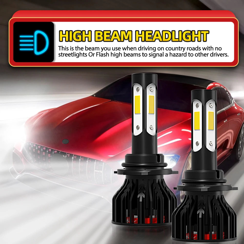 2/4/6Pcs 6000K Led Lamp High Power 130W Car Headlight Fog Light Kit Set Vehicles For Toyota RAV4 2013 2014 2015