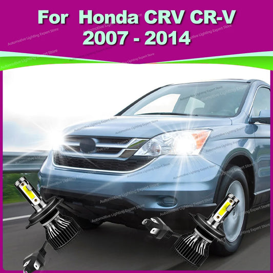 2PCS LED 180W H4 Car Lights Canbus Lamp 6000K Headlight Bulbs 12V For Honda CRV CR-V 2007 2008 2009 2010 2011 2012 2013 2014
