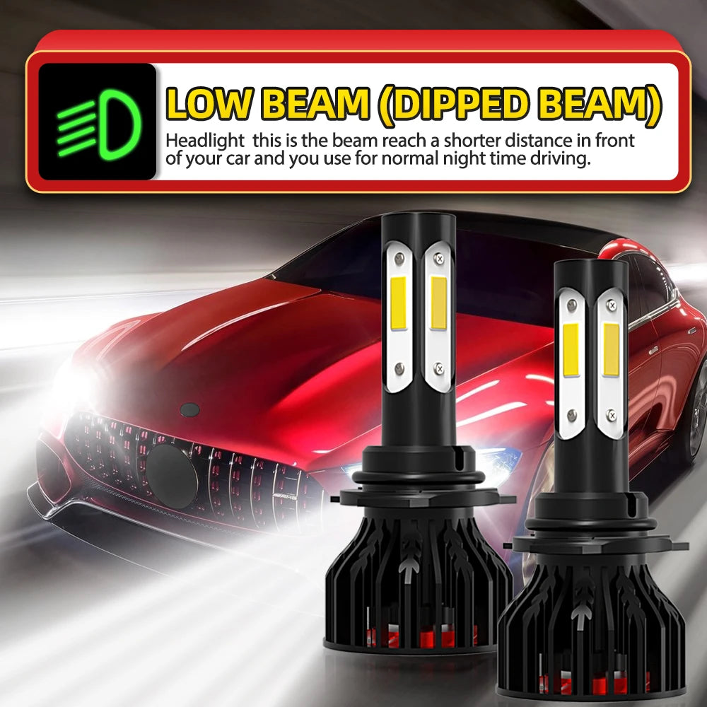 2/4/6Pcs 6000K Led Lamp High Power 130W Car Headlight Fog Light Kit Set Vehicles For Toyota RAV4 2013 2014 2015