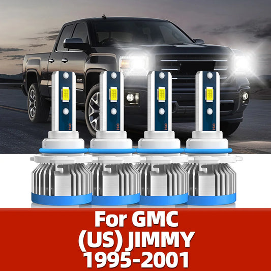 2/4x LED 120W High Powerful Headlight Bulbs 6000K For GMC JIMMY 1995-1998 1999 2000 2001 Car Light 20000LM CSP Chips Lamps 12V