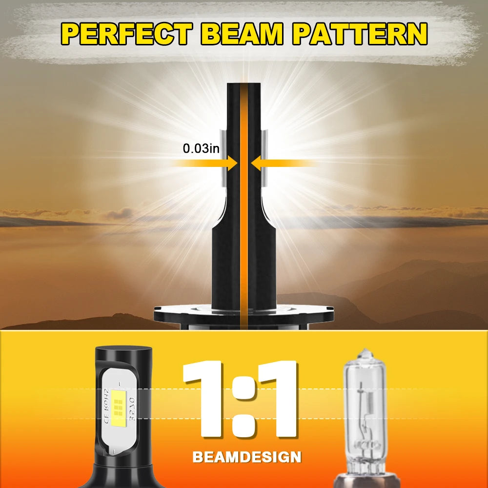 2x Front Fog Light Accessories LED Bulb 20000LM Ultra Bright Lamp For Opel Mokka Mokka X 2012-2019 2013 2014 2015 2016 2017 2018
