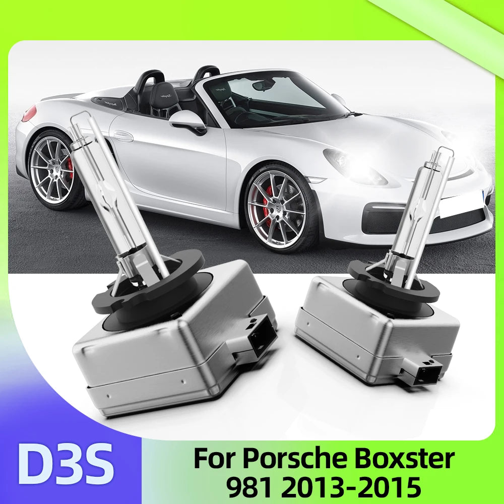 Roadsun 2PCS High Bright Xenon Bulbs 35W D3S For Porsche Boxster 981 2013 2014 2015 HID Headlights 6000K 8000K Auto Car Lampada