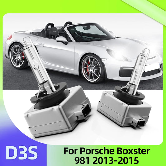 Roadsun 2PCS High Bright Xenon Bulbs 35W D3S For Porsche Boxster 981 2013 2014 2015 HID Headlights 6000K 8000K Auto Car Lampada