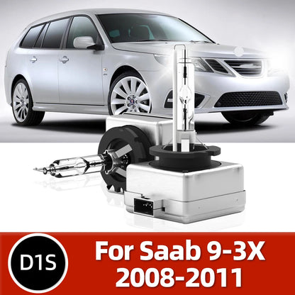 Roadsun Xenon HID Bulbs 35W Headlights D1S Car Hid Lamp For Saab 9-3X 2008 2009 2010 2011 Replace 12V 6000K 8000K Auto Headlamps