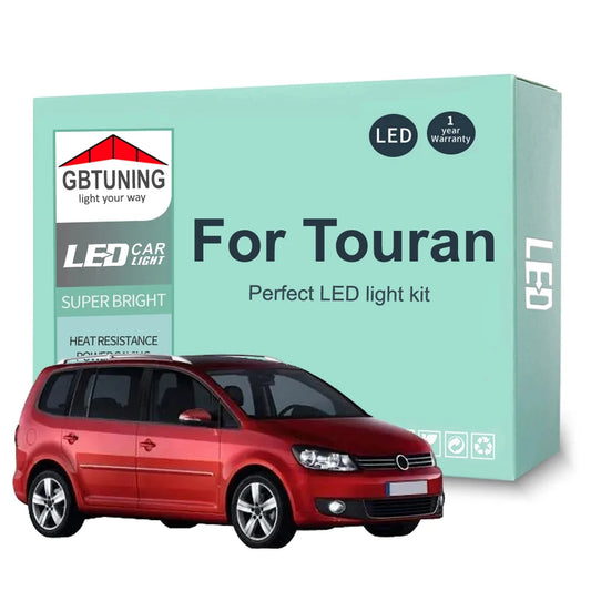 Canbus LED Interior Light Bulb For VW Volkswagen Touran 1T 1T1 1T2 1T3 5T 5T1 2003-2017 2018 2019 2020 2021 2022 Car Accessories