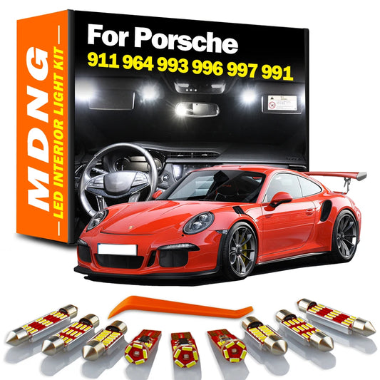LED Interior Trunk Light Bulbs Kit For Porsche 911 964 993 996 997 991 Targa Speedster Carrera Turbo 4 S 4S GTS RS GT3 1989-2016