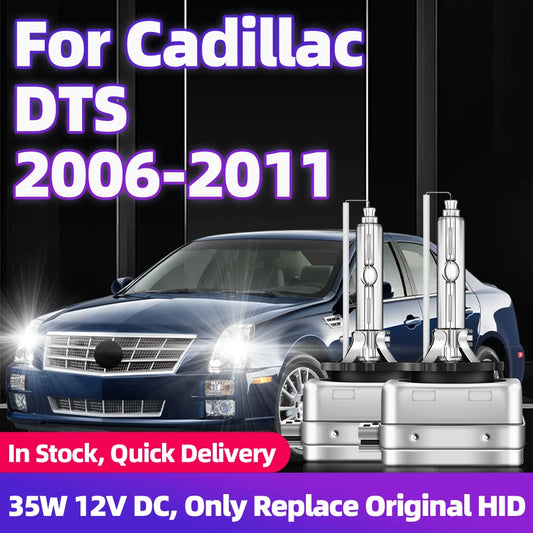 2Pcs For Cadillac DTS 2006 2007 2008 2009 2010 2011 Xenon Light Lamps 35W D1S Xenon HID Replace Headlight Bulbs 12V 6000K 8000K