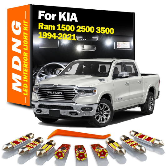 MDNG Canbus LED Interior Map Dome Light Kit For Dodge Ram 1500 2500 3500 1994-2019 2020 2021 Car Accessories Led Bulbs No Error