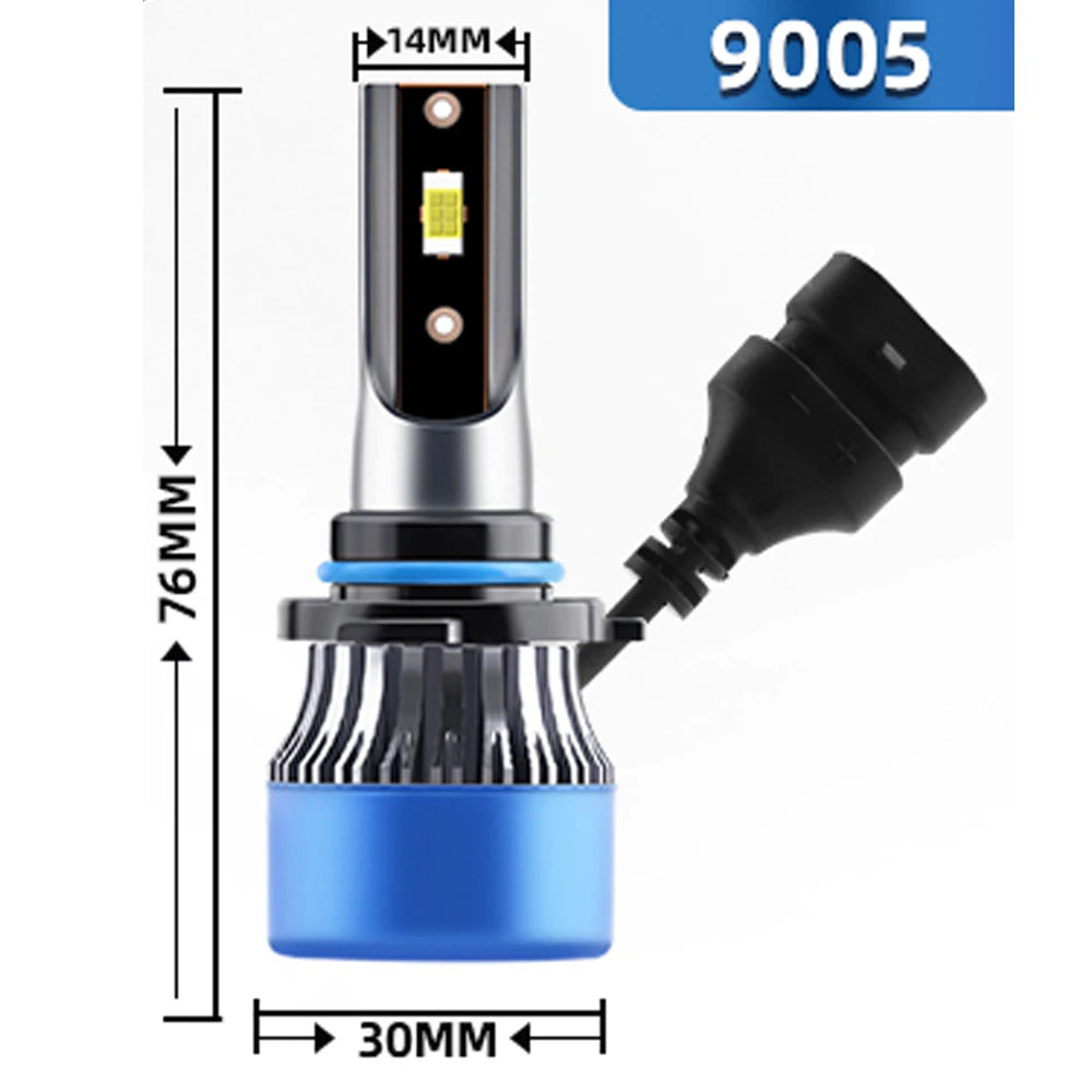 Roadsun 2/4X Auto Led Headlights For Ford Explorer 2011 2012 2013 2014 2015 Car Front Headlamp Turbo Fog Bulbs 120W 20000LM 12V