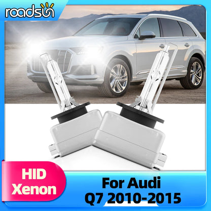 Roadsun 2x HID Xenon Car Headlight Bulbs D3S HID 6000K 8000K Auto Front Lamps 12V 35W For Audi Q7 2010 2011 2012 2013 2014 2015