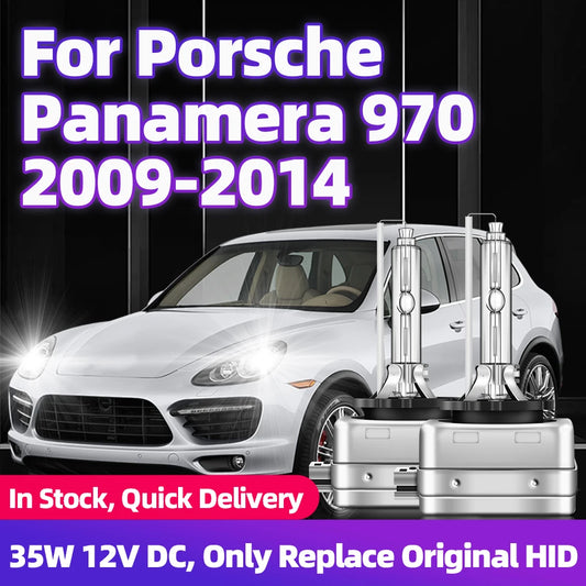 2x For Porsche Panamera 970 2009 2010 2011 2012 2013 2014 Replace XENON 35W D1S Xenon Headlight Bulbs 12V HID Lamps 6000K 8000K