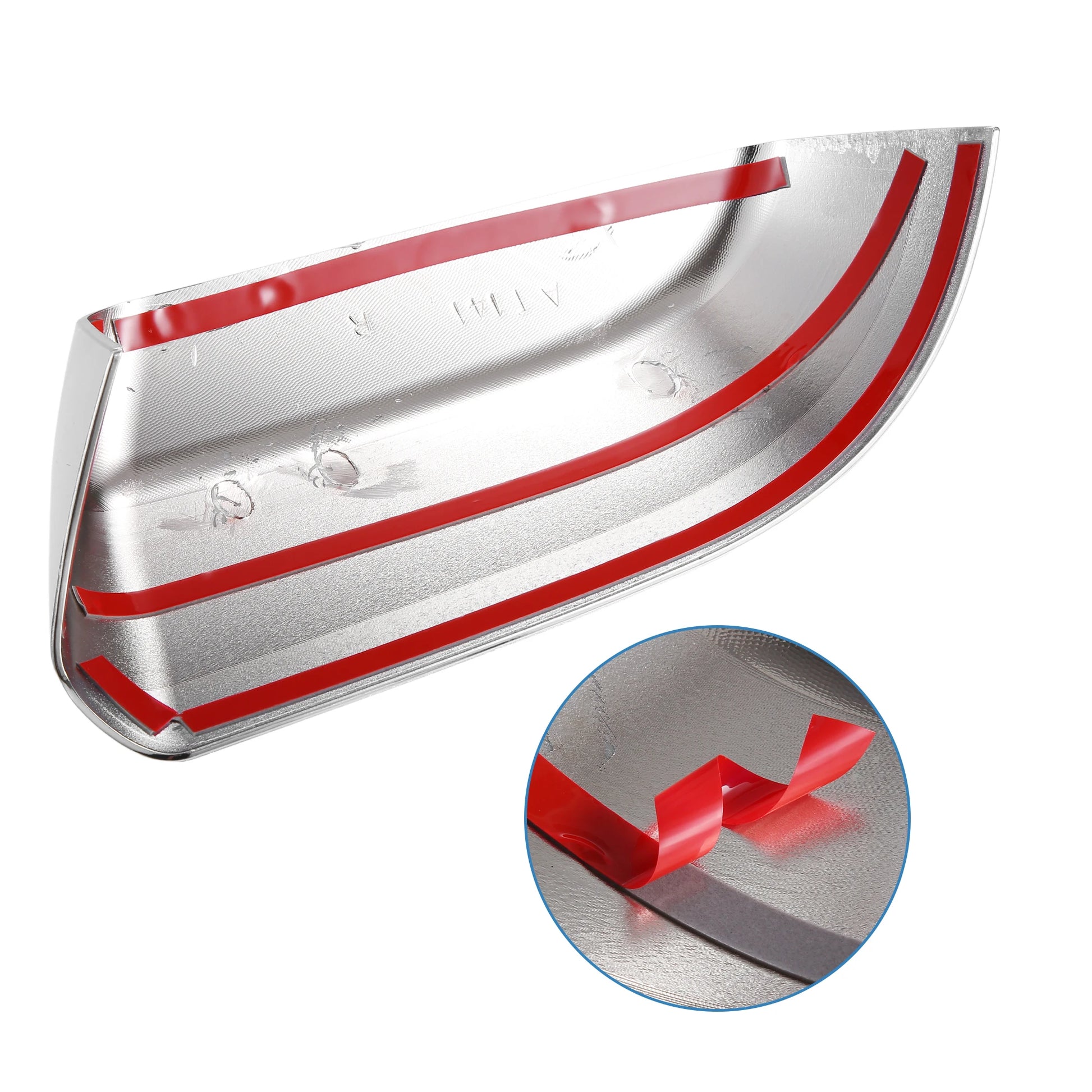 UXCELL Pair Car Chrome Plated Half Mirror Covers Cap for Chevrolet Suburban Silverado
