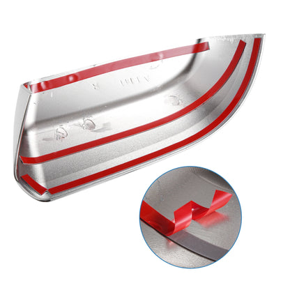 UXCELL Pair Car Chrome Plated Half Mirror Covers Cap for Chevrolet Suburban Silverado