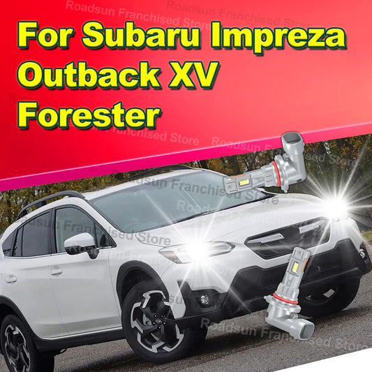 2X Car Headlight Bulbs 30000LM Plug and Play 6000K For Subaru Impreza Outback XV Forester