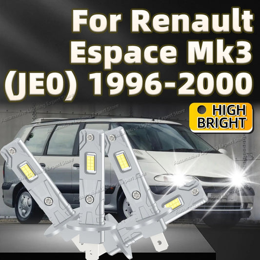 2/4Pcs LED Lights 25000LM H1 6000K Headlight Bulb Car Lamp For Renault Espace Mk3 JE0 1996 1997 1998 1999 2000 Plug and Play