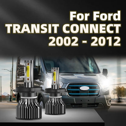 130W LED Headlight H4 HiLo Beam Headlamp For Ford TRANSIT CONNECT 2002 2003 2004 2005 2006 2007 2008 2009 2010 2011 2012