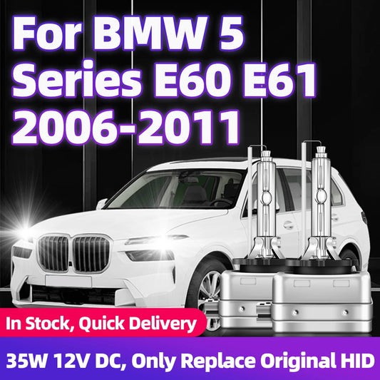 2Pcs For BMW 5 Series E60 E61 2006 2007 2008 2009 2010 2011 Car D1S 6000K 8000K HID Auto Bulbs DC 12V 35W HID xenon Headlights