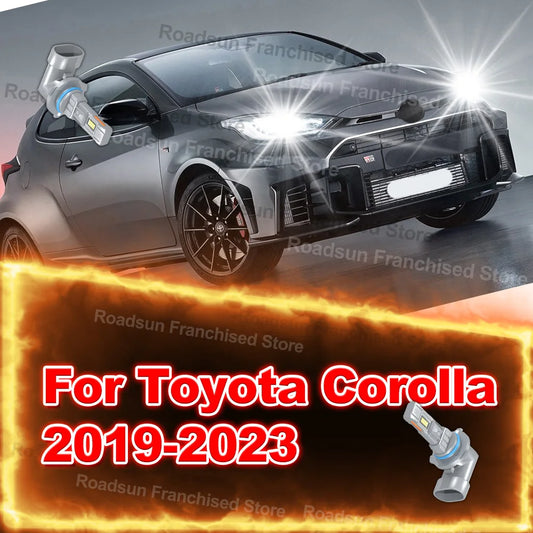 2X Car Headlight Bulbs 6000K White Plug-N-Play 30000LM For Toyota Corolla 2019-2023 2022 2021 2020