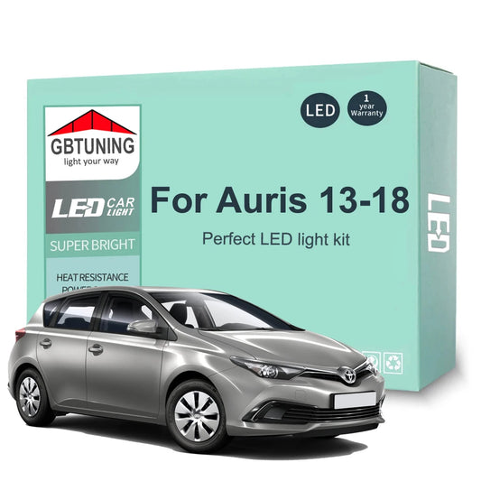 11Pcs Canbus LED Interior Light Bulb Kit For Toyota Auris E18 2013 2014 2015 2016 2017 2018 Car Indoor Reading Dome Trunk Lamp