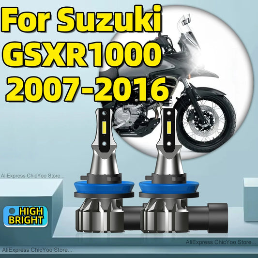 Motorcycle Headlight 30000LM H11 CSP LED Bulbs Fanless Wireless For Suzuki GSXR1000 2007 2008 2009 2010 2011 2012 2013 14 152016