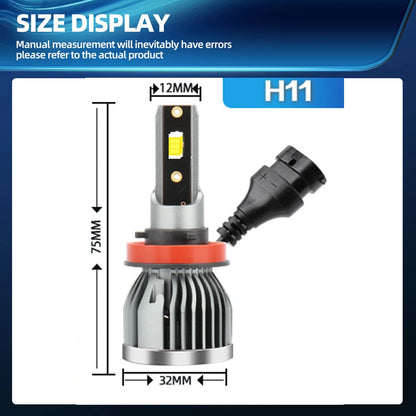 2/4x LED Headlights Bulbs 28000LM For Ford Escape 2013 2014 2015 2016 High Low Beam Car Headlamp Super Brightness CSP 3570 Lamps