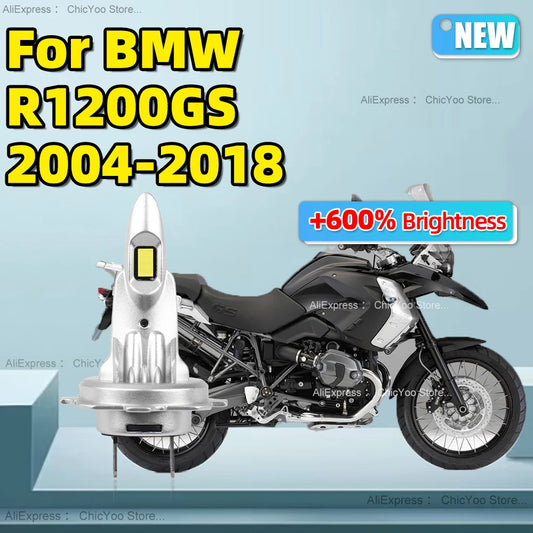 Motorcycle 60W LED Front Headlight Bulbs 6000K For BMW R1200gs 2004 2005 2006 2007 2008 2009 2010 2011 2012 2013 2014 2015-2018