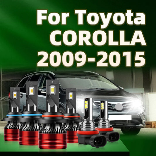 180W High Bright Car LED Light Headlight Turbo Fog Lamp 6000K White For Toyota COROLLA 2009 2010 2011 2012 2013 2014 2015