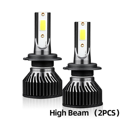 2/4Pcs 360W Powerful 6000k H7 Led Car Headlight Auto Lamp with Fan For NISSAN ALMERA MkII (N16) 2002 2003 2004 2005 2006