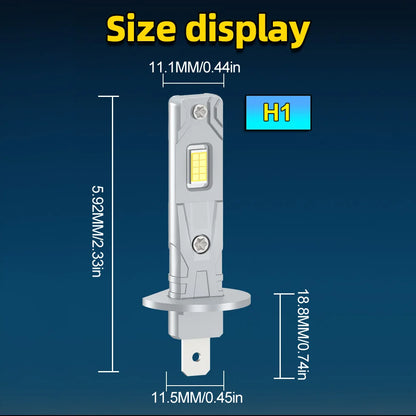 2/4Pcs For Hyundai Terracan 2001 2002 2003 2004 2005 2006 2007 LED 6000K High Low Beam Headlight Bulbs 30000LM Wireless Lamps