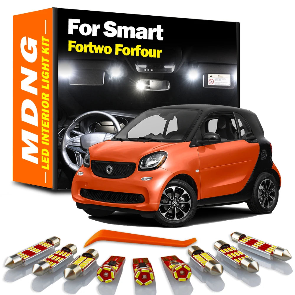 For Smart Fortwo Forfour 450 451 452 453 454 City Coupe Convertible Roadster City-Coupe Crossblade LED Interior Roof Light Kit