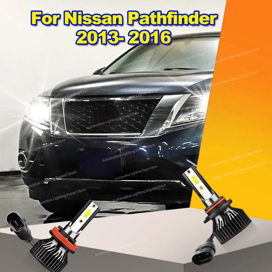 2/4Pcs 6000K HB3 H11 Bulb Canbus Led Lamp 180W High Power Car Headlight For Nissan Pathfinder 2013 2014 2015 2016