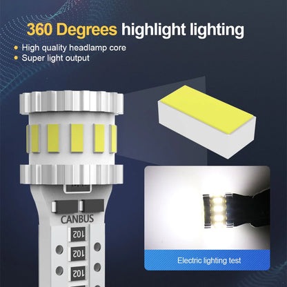 W5W Parking Light T10 Led Bulbs Canbus Car Signal Lamp 6000K For Fiat Panda 2004 2005 2006 2007 2008 2009 2010 2011 2012