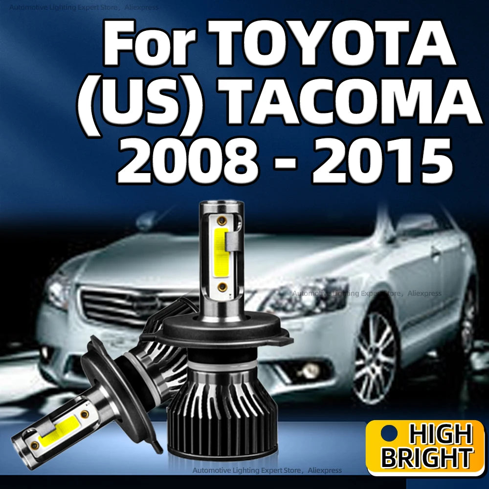 H4 LED Headlight 25000LM COB Chip Turbo 6000K Car Lamp with Fan For TOYOTA US TACOMA 2008 2009 2010 2011 2012 2013 2014 2015