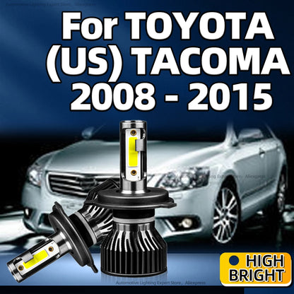 H4 LED Headlight 25000LM COB Chip Turbo 6000K Car Lamp with Fan For TOYOTA US TACOMA 2008 2009 2010 2011 2012 2013 2014 2015