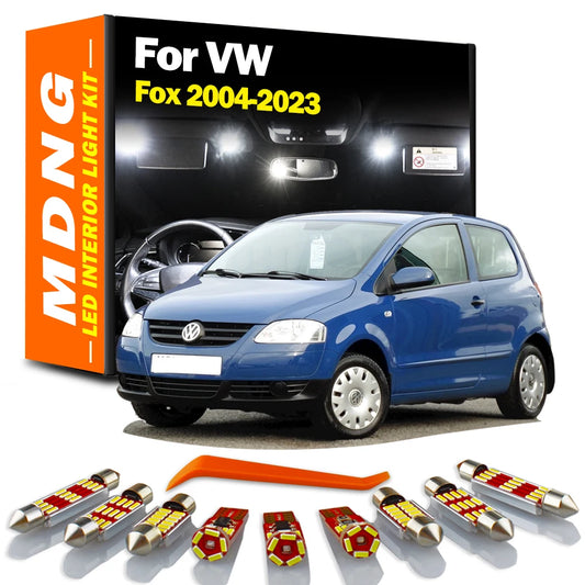 No Error LED Interior Reading Dome Trunk Light Kit For VW Volkswagen Fox 2004- 2018 2019 2020 2022 2023 Car Bulbs Accessories