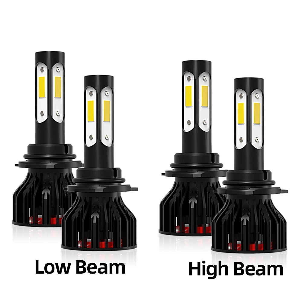 2/4/6Pcs 6000K Led Lamp High Power 130W Car Headlight Fog Light Kit Set Vehicles For Toyota RAV4 2013 2014 2015