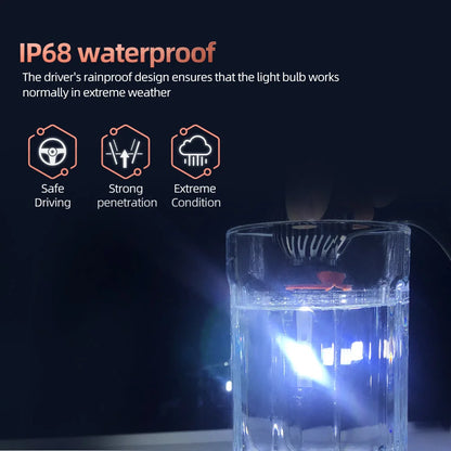 2/4Pcs LED H11 Car Headlight Bulbs 100W High Power HB3 Turbo Lamp 6000K Car Light For Ford F 150 2015 2016 2017 2018 2019 2020
