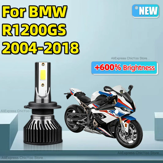 For BMW R1200GS 2004 2015 2016 2017 2018 1PCS 15000LM LED H7 Motorbike Headlight Bulb COB Chip Motorcycle Canbus No Error