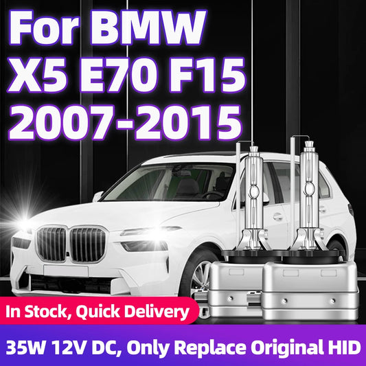 2Pcs For BMW X5 E70 F15 2007 2008 2009 2010 2011 2012 2013 2014 2015 DC 12V 35W D1S Car HID XENON Headlight Bulbs 6000K 8000K