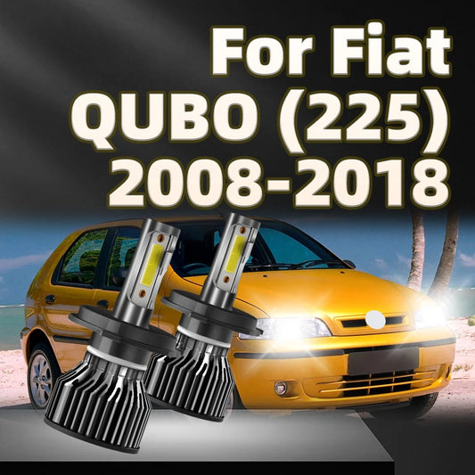 LED 30000LM H4 Car Headlights 6000K Bulbs For Fiat QUBO (225) 2008 2009 2010 2011 2012 2013 2014 2015 2016 2017 2018