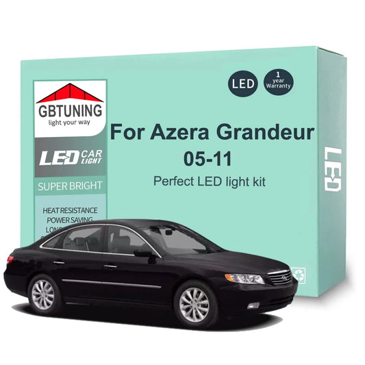 18Pcs Canbus Vehicle Indoor Lamp For Hyundai Azera Grandeur TG 2005 2006 2007 2008 2009 2010 2011 LED Interior Light Bulb Kit