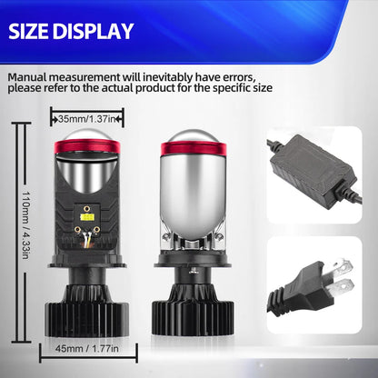 For Kawasaki ZG1400 Concours 2008 2009-2019 15000LM LED H4 Motorbike Headlight Projector Lens Hi Lo Beam CSP Motorcycle Headlamp